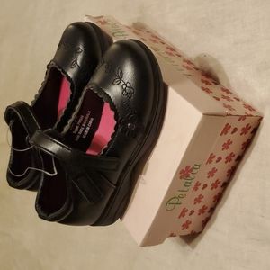 Petalia Black Mary Jane Shoes Toddler Size 7